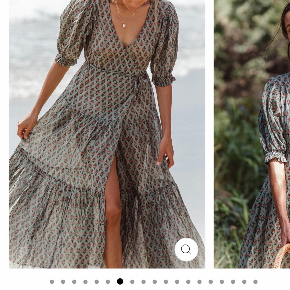 Zuri Wrap Dress - Daughters of India Wrap Dress